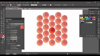 How to make polka dot patterns in adobe illustrator CS6