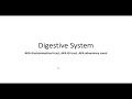 Digestive System (VETERINARY ASSISTANT EDUCATION)