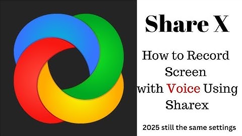 How to record screen with voice using Sharex