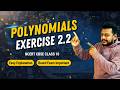 Class 10 Maths Chapter 2 Exercise 2.2 | Polynomials | NCERT Solutions