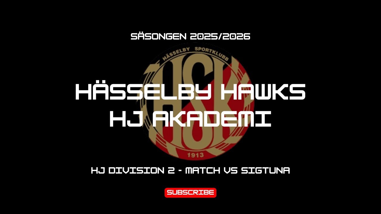 HJ Div2 | Hawks HJ Akademi - Sigtuna HJ