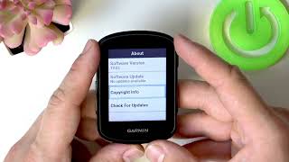 GARMIN EDGE 540 – How to Check Software Version and Update