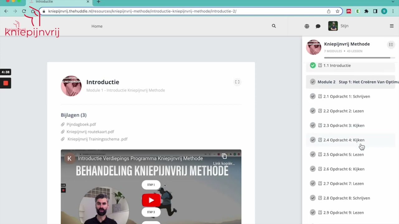 Heb je last van het patellofemoraal pijnsyndroom? Bekijk dan dit filmpje voor de oplossing!