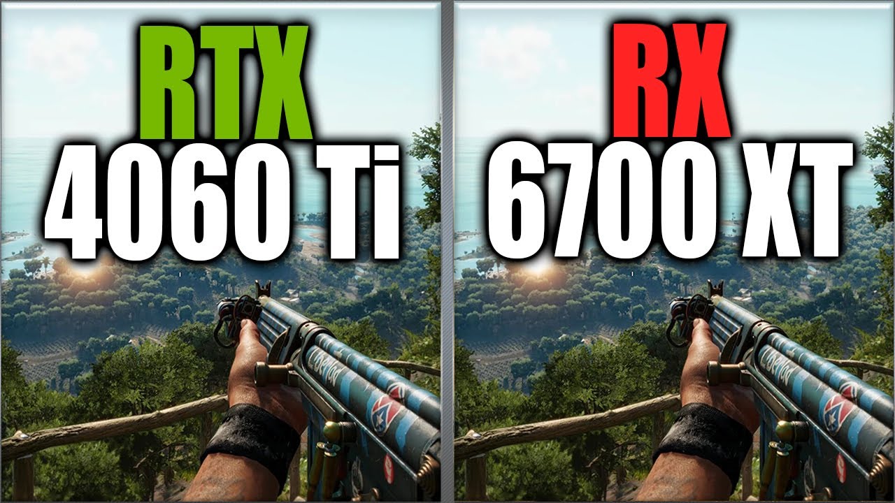 Nvidia GeForce RTX 4060 Ti vs. AMD Radeon RX 6700 XT