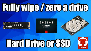 How to fully wipe / zero a Hard Drive or SSD