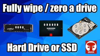 How to fully wipe / zero a Hard Drive or SSD by R4GE VipeRzZ 119 views 6 months ago 6 minutes, 25 seconds