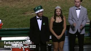 Faribault High School Homecoming Court 2022