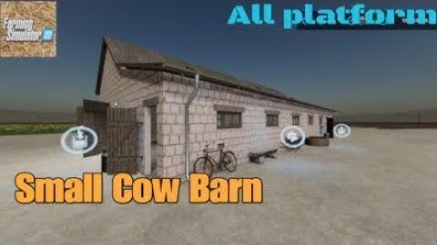 Small Cow Barn / New mod for All platforms on FS22