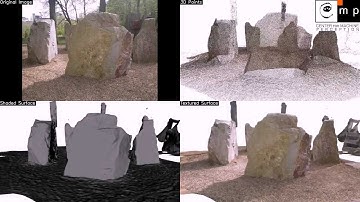3D Model of Large Boulders - Structure from Motion with Visual SfM and CMPMVS
