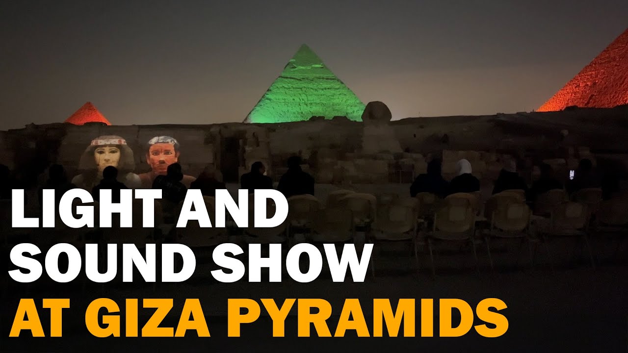 Experience The Spectacular Light And Sound Show At The Giza Pyramids ...