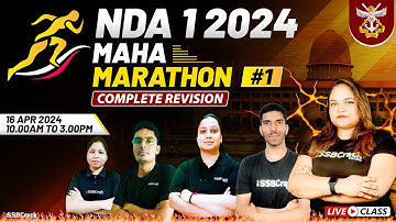 NDA 1 2024 | Maha Marathon | Complete Revision | Most Expected Questions | Fully Solved | Part 1