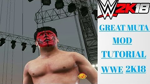 Wwe 2k18 pc mods the great muta how to install mods tutorial