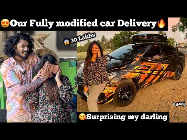 😍Our Fully Modified Car delivery🔥|😘Surprising my  darling | TTF | Suzuki Ciaz |😈TTF Modification | class=