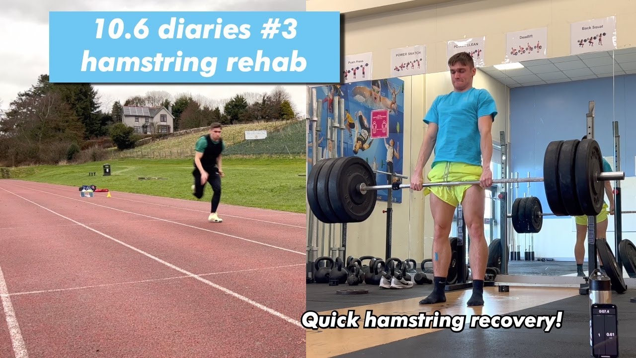 10.6 sprint diaries #3 Hamstring Rehab pt 1 - YouTube