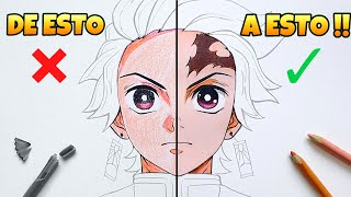 COMO COLOREAR LA PIEL DE ANIME CON COLORES ESCOLARES | Gamo Art screenshot 3