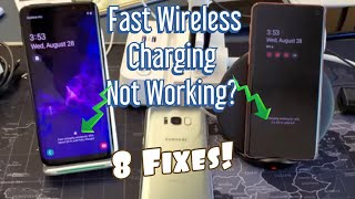 If you cannot fast "wireless" charge or its charging slow on your
samsung galaxy s8, s8+, s9, s9+, s10, s10e, s10 plus then here is 10
easy solutions to g...