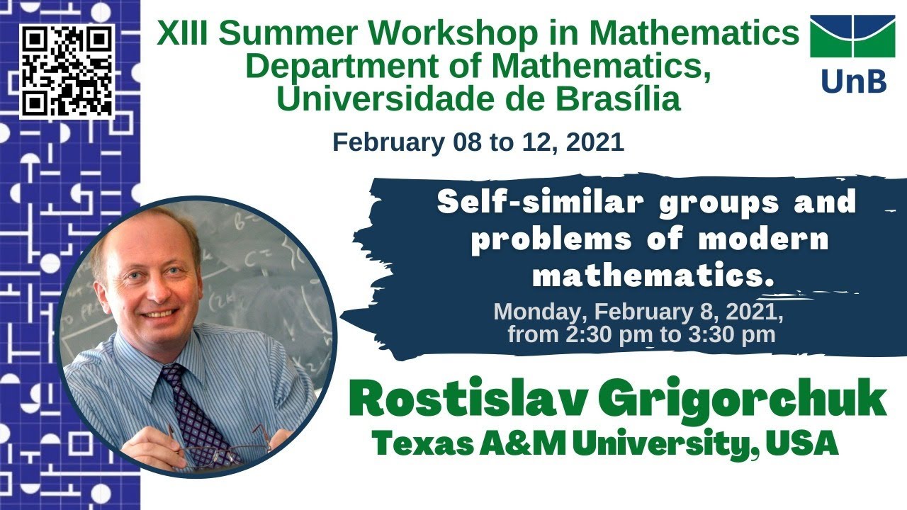 Plenary talk Rostislav Grigorchuk, Texas A&M University, USA YouTube