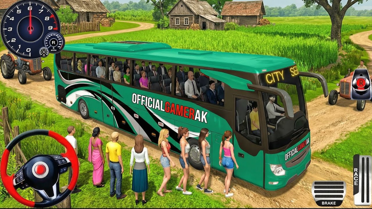 Impossible Master Bus Driving Simulator - Offroad Mega Ramp Racing - Android GamePlay