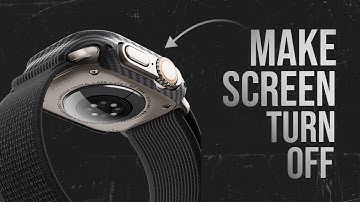 How to Make Apple Watch Screen Turn Off (tutorial)