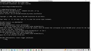 Mengenal Trigger Mysql | CMD