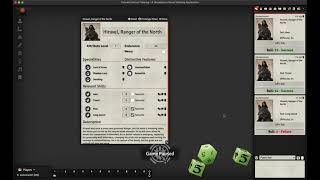 FVTT - The One Ring 1st Edition - Alpha - Rolling dice for an NPC