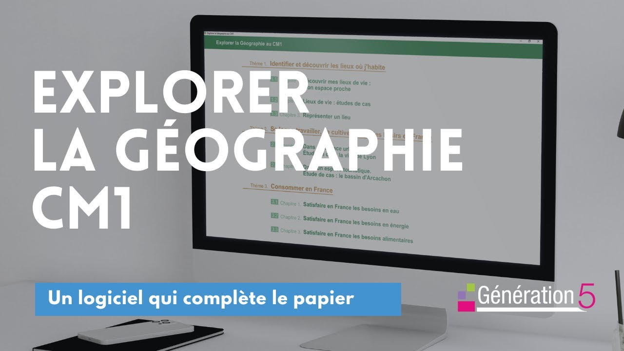 Explorer la Géographie au CM1 - Focus sur le logiciel - YouTube
