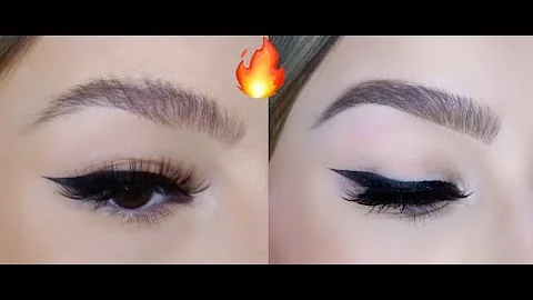 How To Shape and Define Eyebrows -My Routine | Kri...