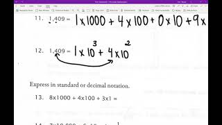 Math-U-See Lesson 6: Place Value / Exponents