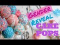 How to Make Gender Reveal/Baby Shower Cake Pops | SUPER EASY