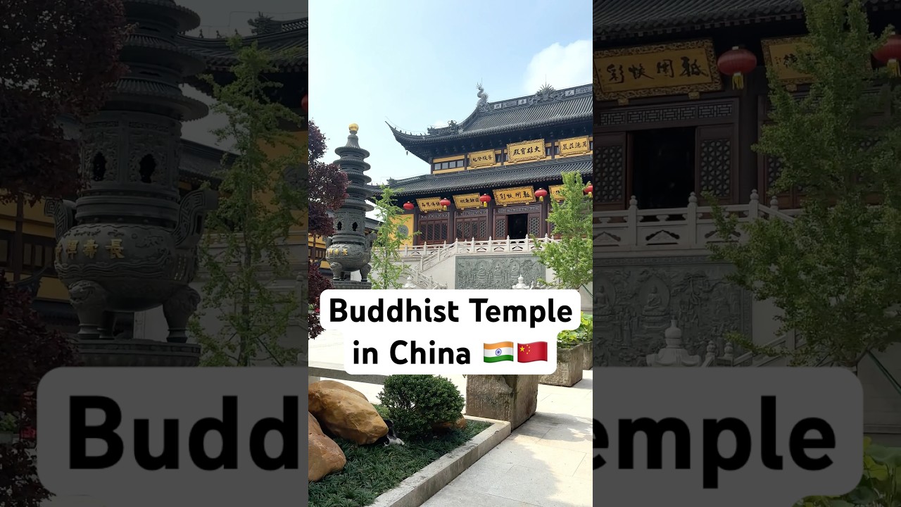 Buddhist Temple in China 🇮🇳🇨🇳 