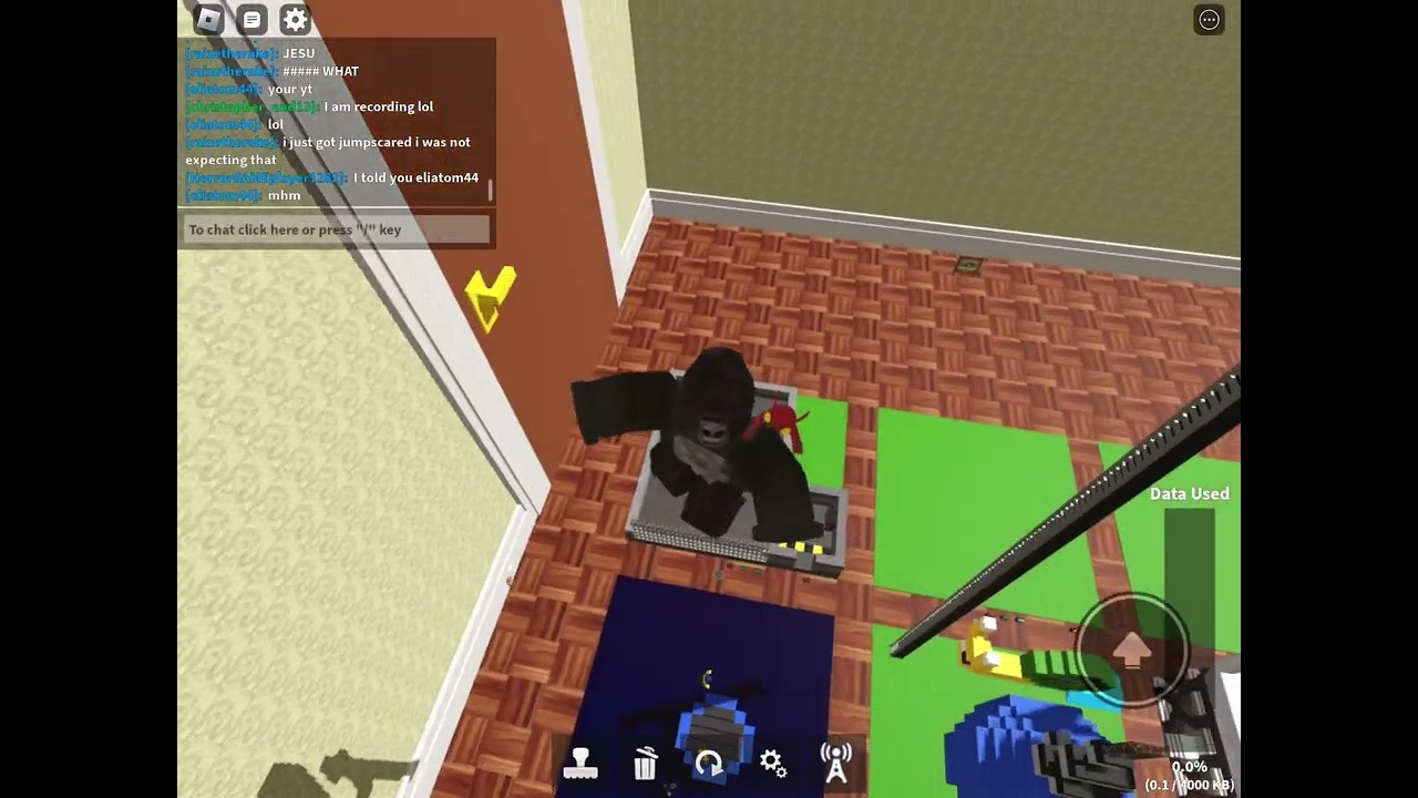 Funny block guy is my friend