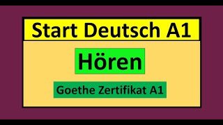 Start Deutsch A1 Hören Modelltest mit Lösungen am Ende || Sample Paper || Vid - 193