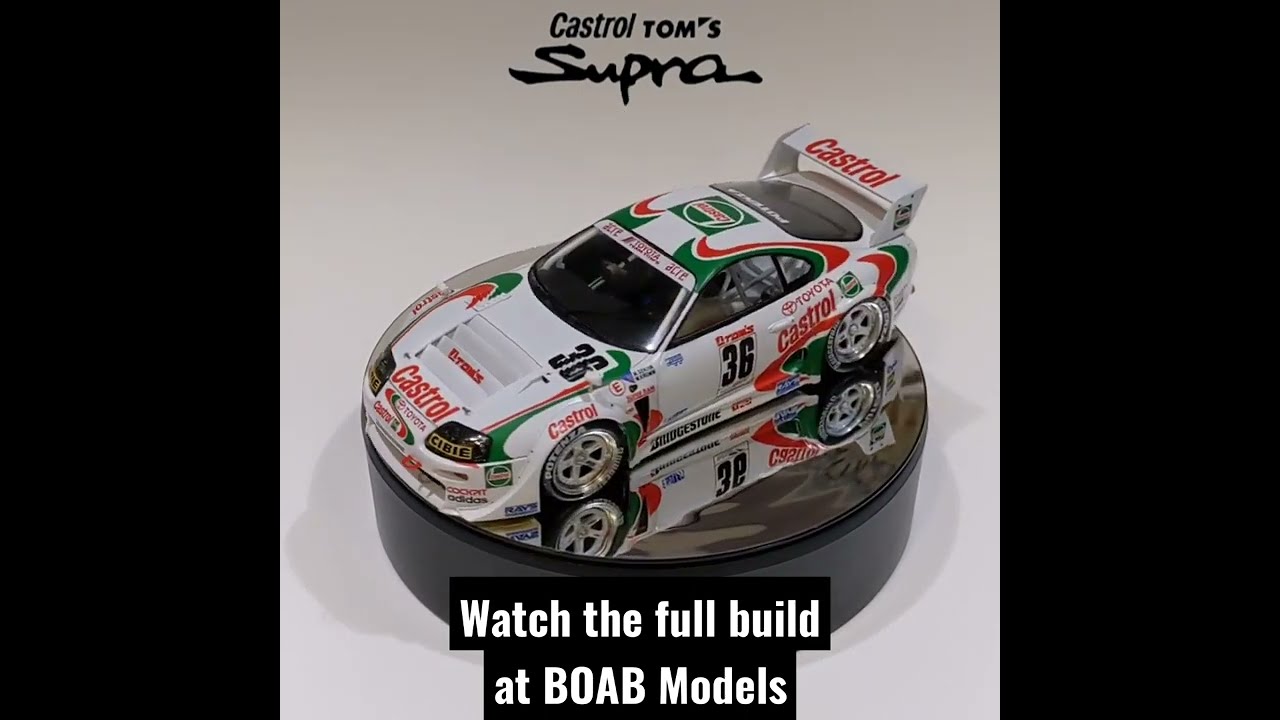 Castrol Toyota TOM'S Supra GT in 1/24 by Tamiya - Gran