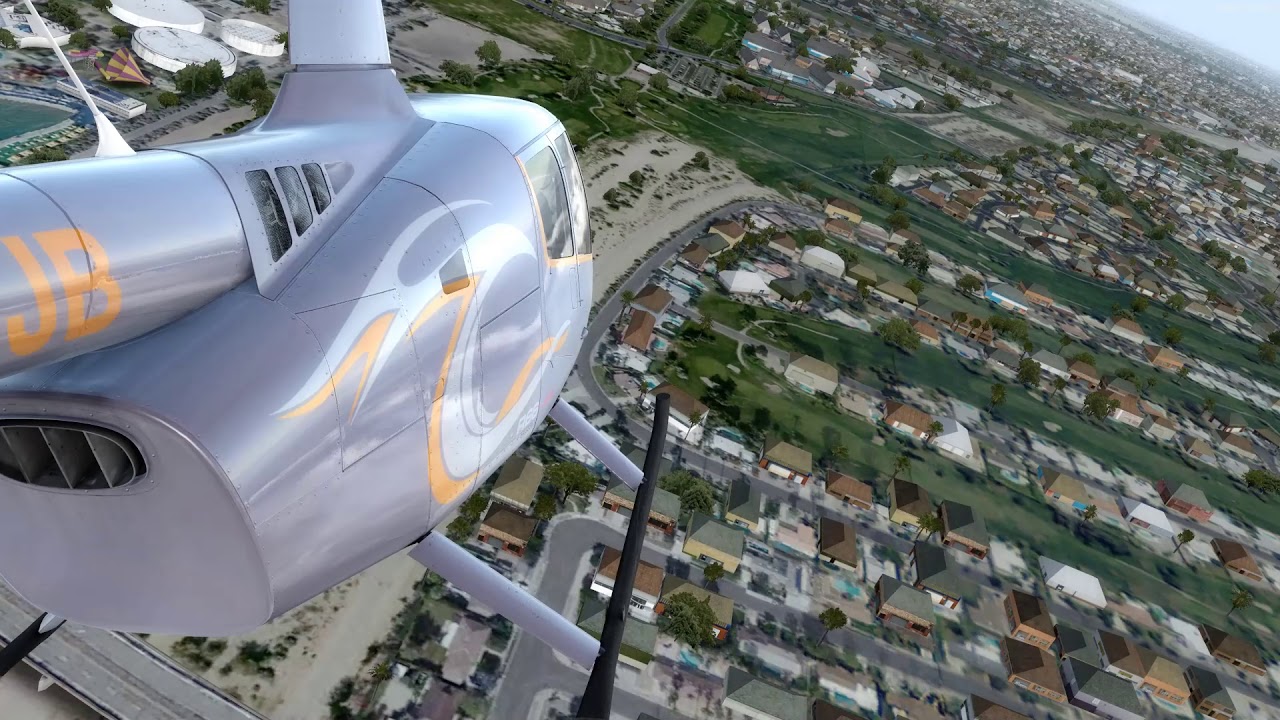 Prepar3D V4.4 Short flight with new settings