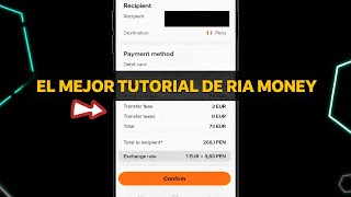 🤑 Cómo funciona Ria Money Transfer | Enviar dinero al extranjero por Ria Money usando su App