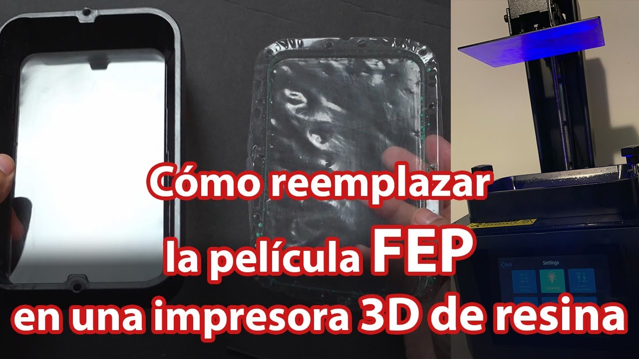 Cómo reemplazar la película FEP en una impresora 3D de resina de Creality