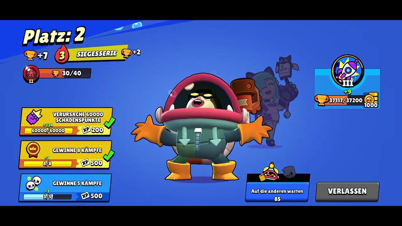 Brawl Stars ich pusche den￼ neuen Brawler Glowbert