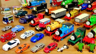 ミニカーとトーマス大量にいただきました！結構素敵なポケットトミカ☆デコトラプルバック！トーマスの仲間が最高に勢揃い！ミニジオラマとかとにかくいっぱい☆全部見れません！笑