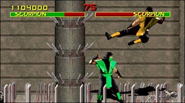 Mortal Kombat Revision 5.0 T-Unit Scorpion Reptile Battle (60FPS)