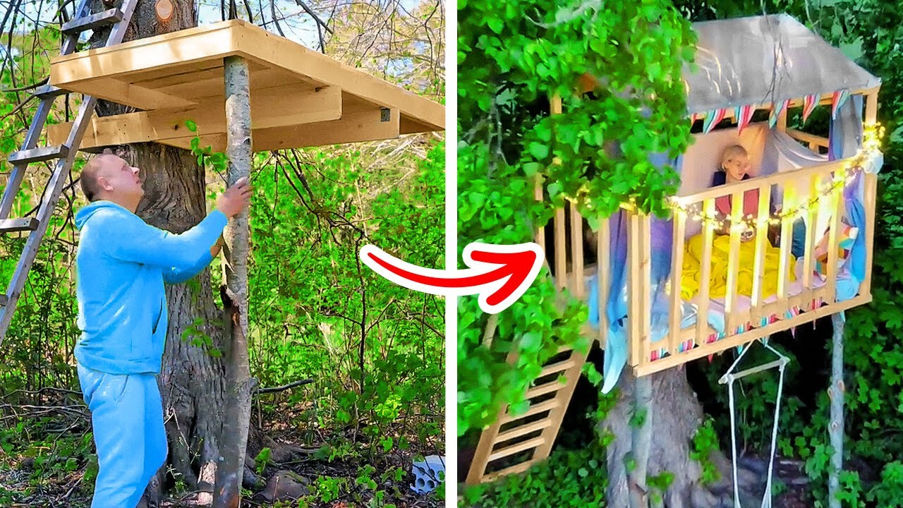 COMMENT CONSTRUIRE UNE CABANE DANS LES ARBRES INCROYABLES USAGES — free download