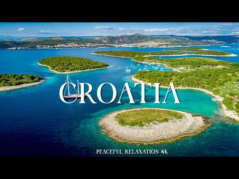 Croatia 4K – Stunning Adriatic Coast & Historic Cities in Ultra HD - Piano Relaxing Music