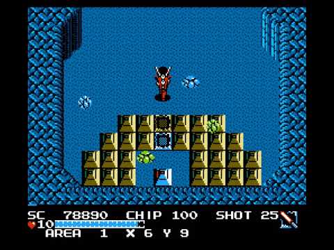 Guardic Gaiden (FC · Famicom) original video game | full game (corridor rush included) session 🎮