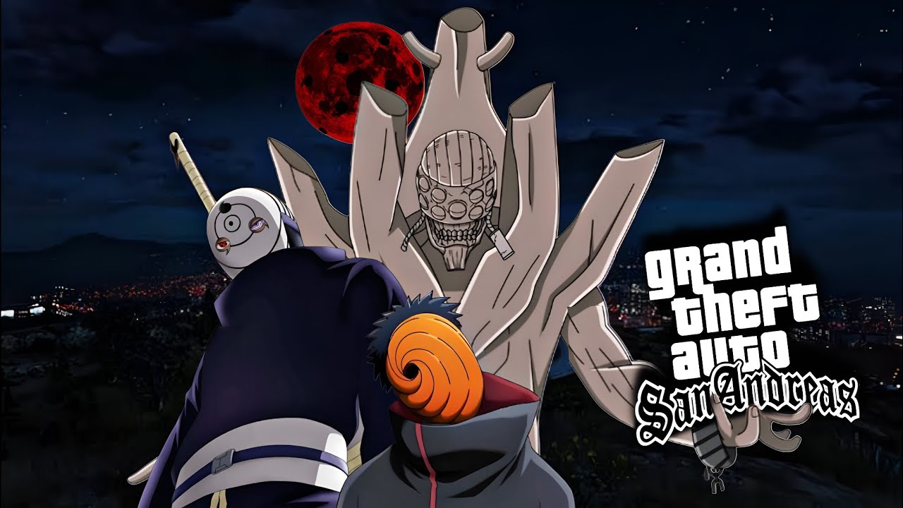 Obito Takes Over GTA SA… absolute madness begins 🌀🔥