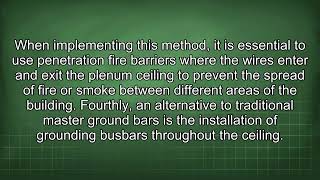 Ground Wire Solutions for Plenum Ceilings Explained