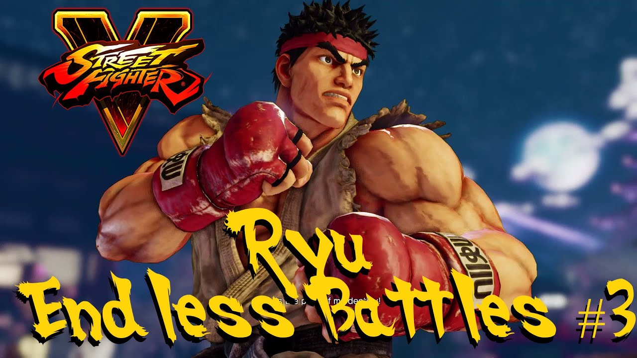 [PS4] Street Fighter 5 (Beta): Ryu Endless Battle #3 | 20 Win Streak Gameplay【HD 】