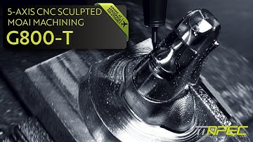 TTAPEC G800-T 5-Axis CNC in Action | Moai Machining