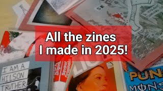 (Almost) Every zine I made this year