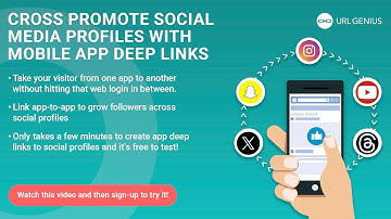 Cross-Promote Social Media Accounts in One Place With Mobile App Deep Links