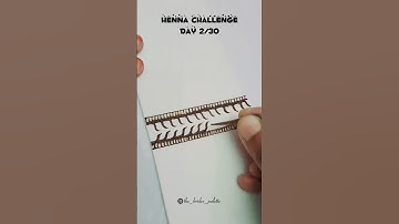 “Easy Henna Element Tutorial for Beginners | 1-Minute Mehndi Design” #henna #shorts #mehndi