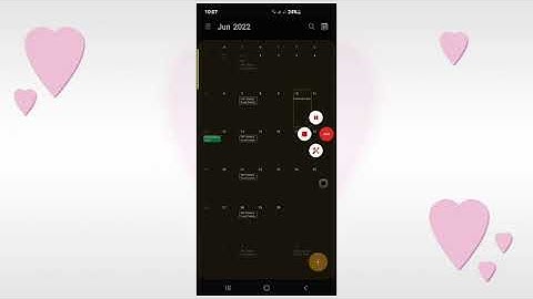 Samsung S10 plus/ Making schedule  and activities using Calendar/quick tutorial- So easy